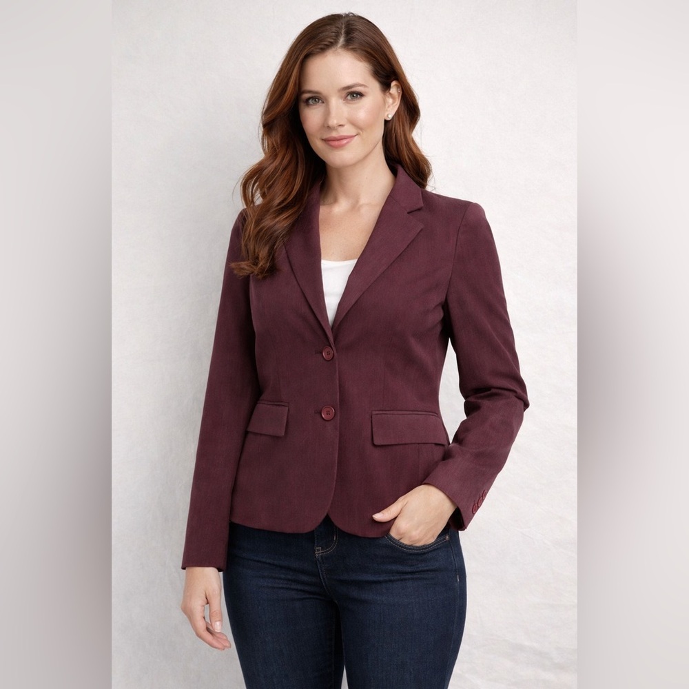 Rampage Women's Blazer Size 6
Purple Tailored Jacket Lined Career
Workwear